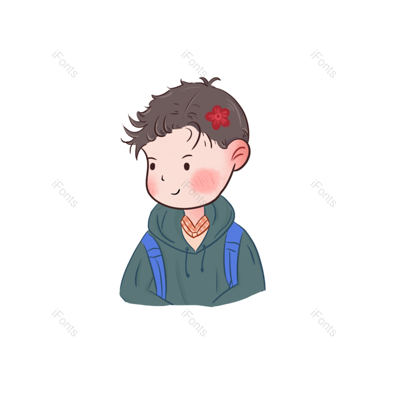 卡通图片,插画元素,人物PNG,男孩免抠素材